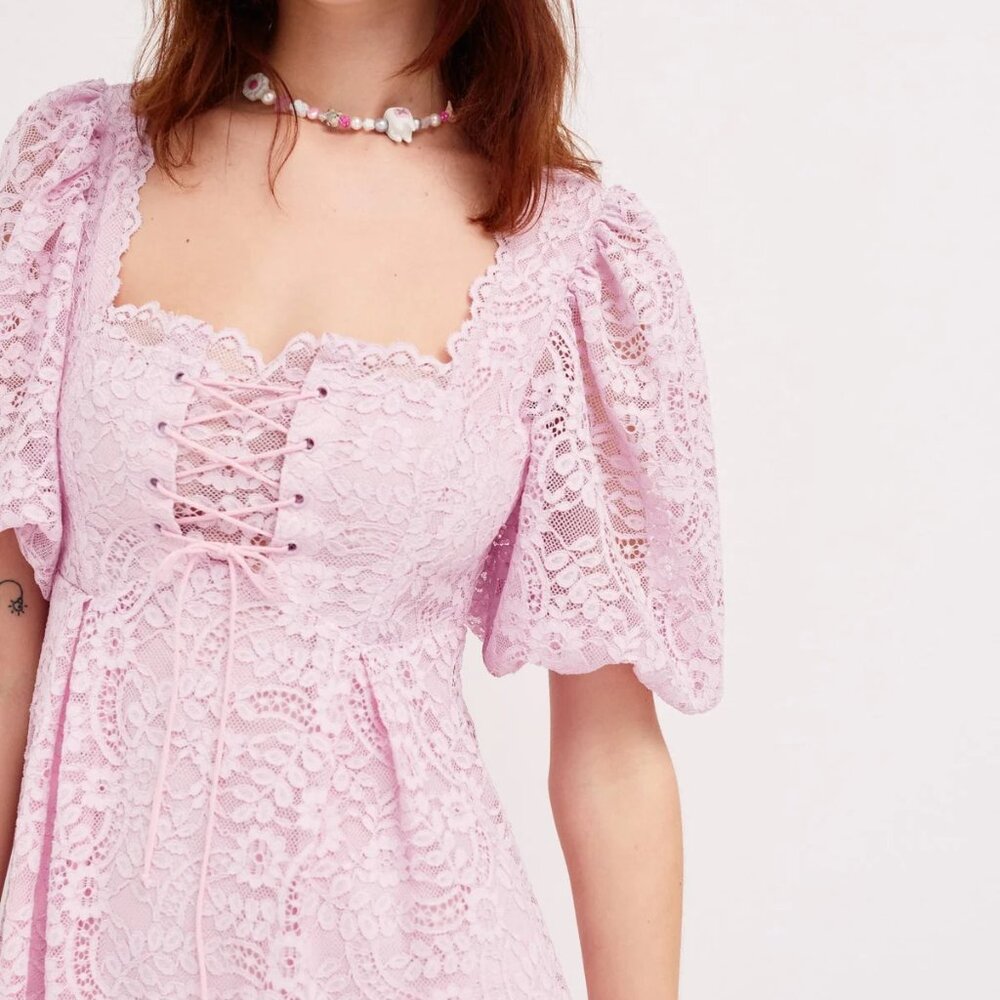 NWT Love and Lemons Carmela Midi Dress